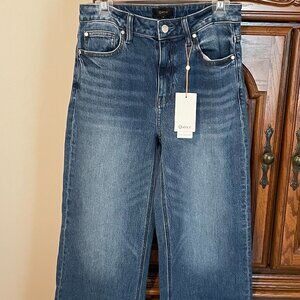 Quince Bella Stretch Relaxed Straight Leg Jeans NWT sz 28 30 inseam